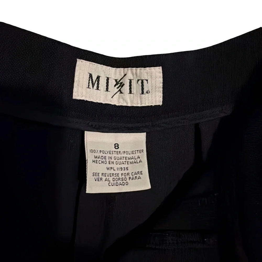 Mixit Classic Vintage Black Women’s Trousers – Size 8 - Picture 3 of 4